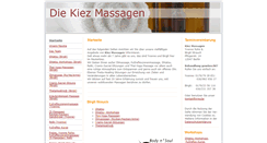 Desktop Screenshot of kiez-massagen.de